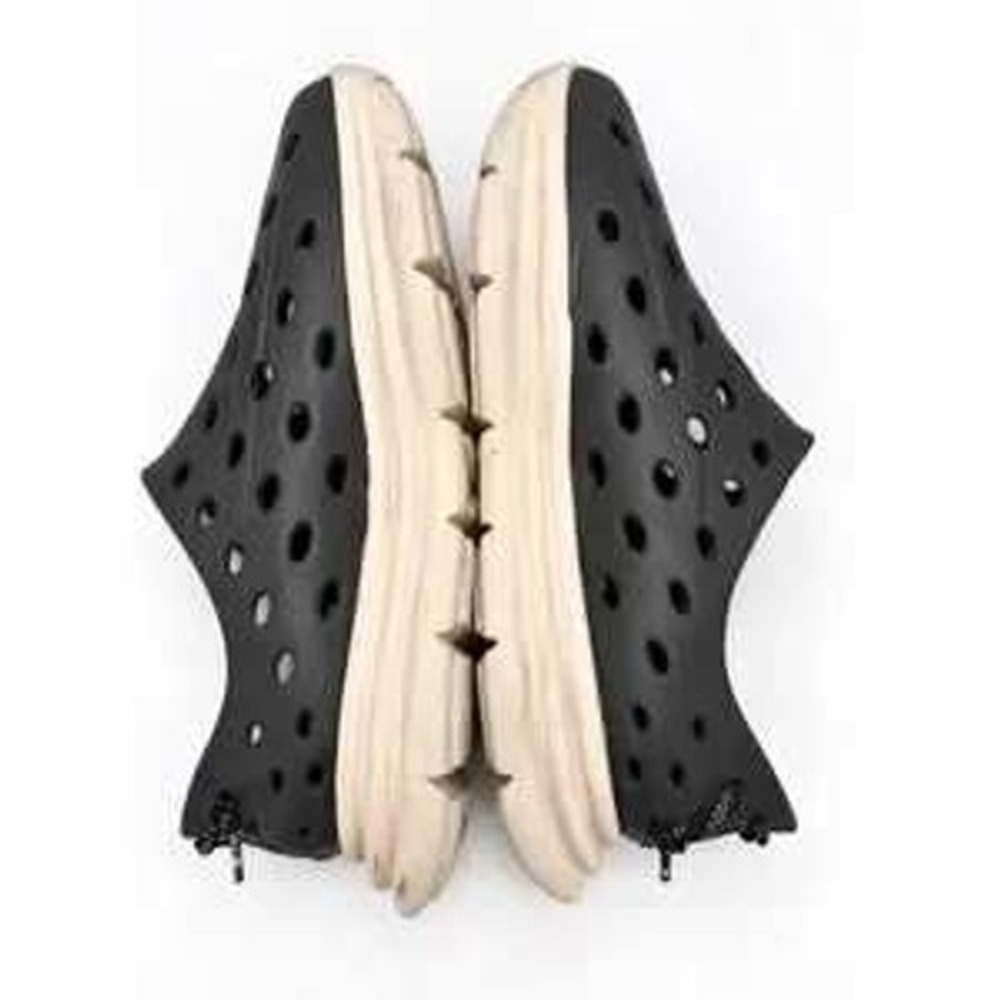 Kane Revive Active Recovery Shoes Black Cream Mens Size 10 Slip On Sneakers - Picture 3 of 10